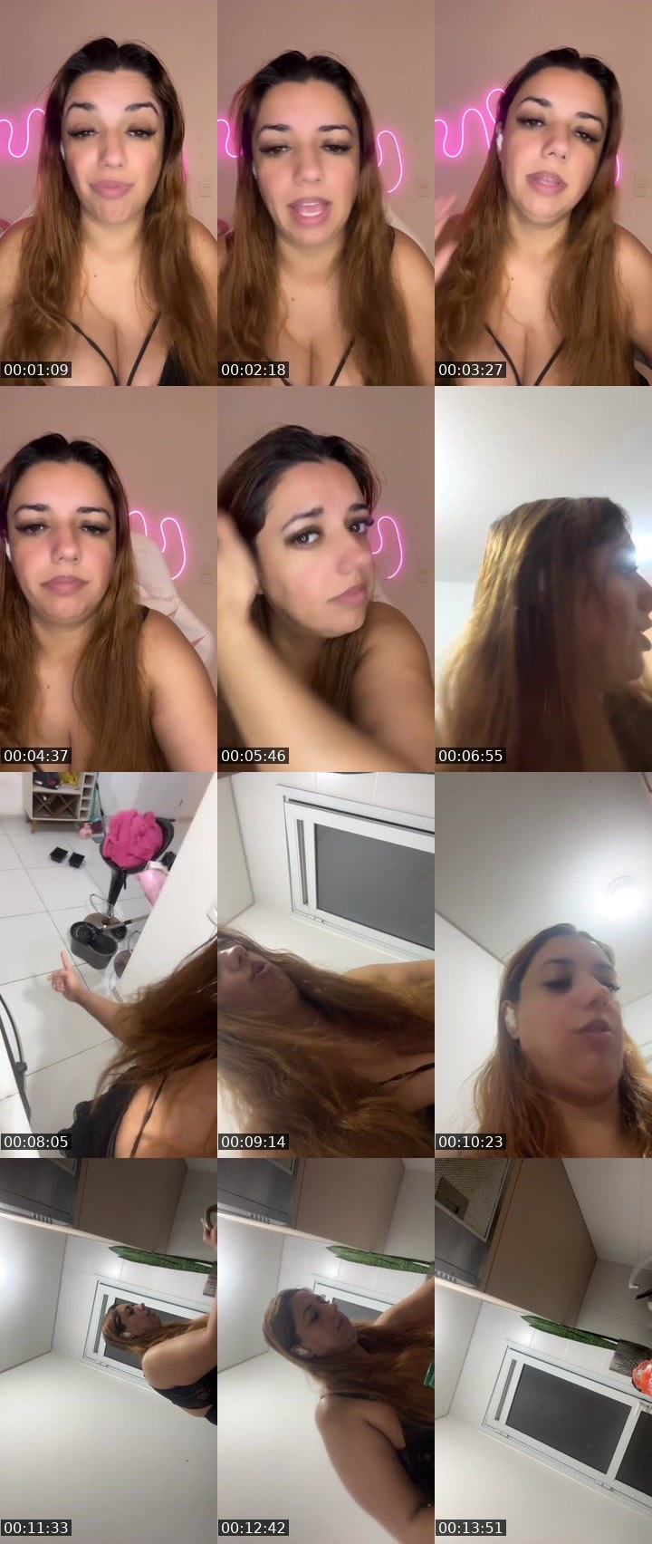 Contact-sheet preview of Line Ribeiro 😎's Liveme recording