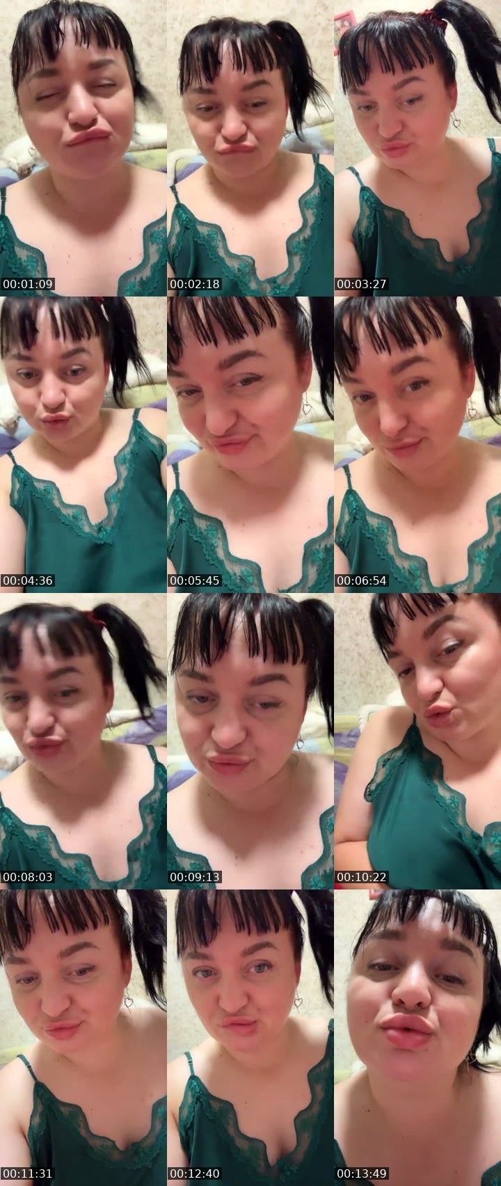 Contact-sheet preview of PERSIK🍑's Liveme recording
