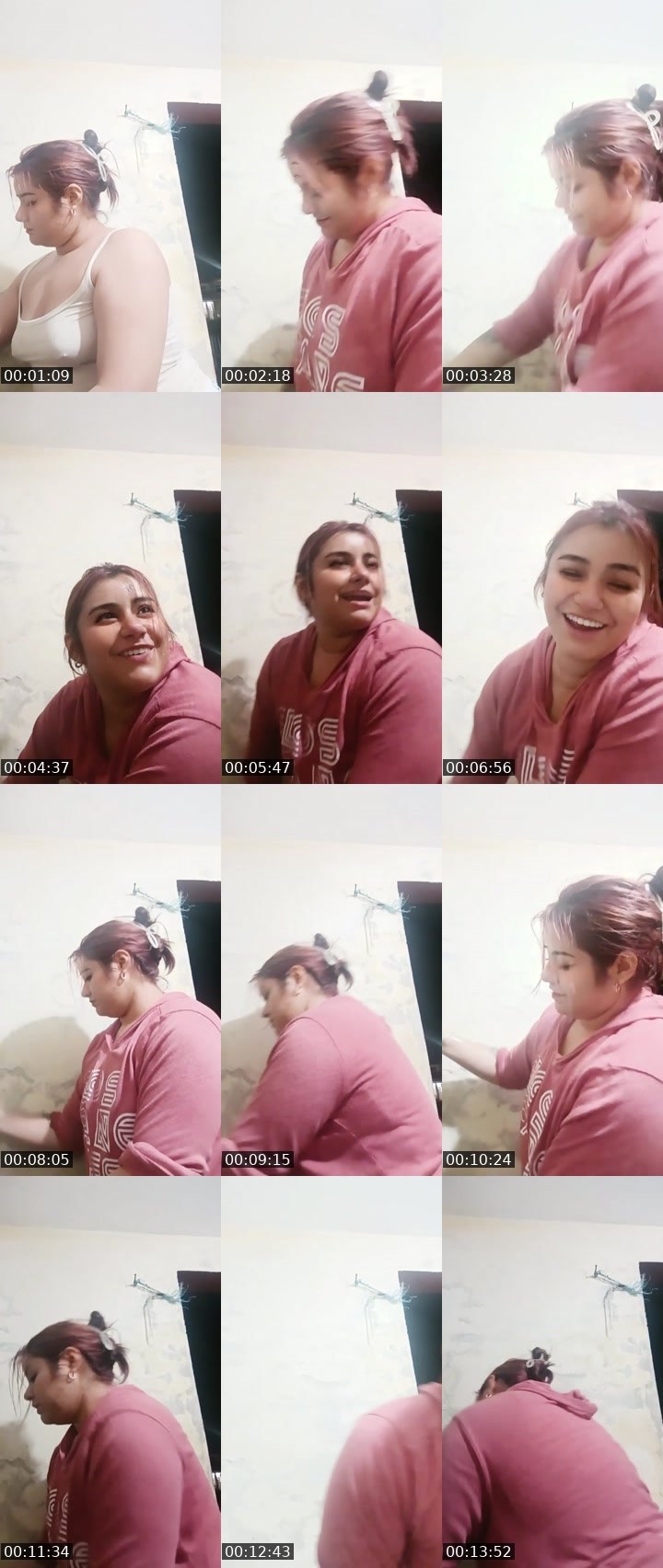 Contact-sheet preview of Mónica González's Liveme recording
