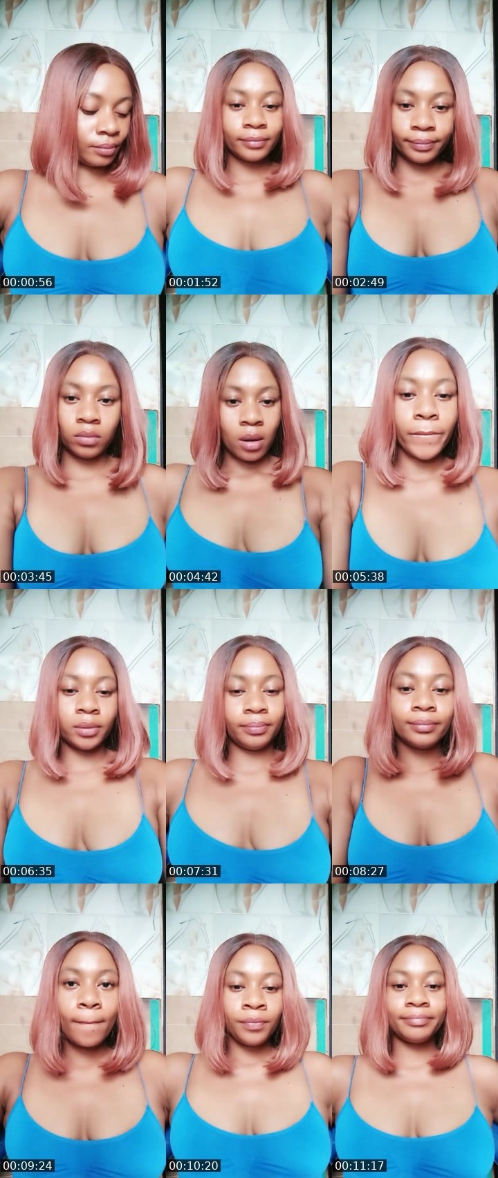 Contact-sheet preview of lissaa's Liveme recording
