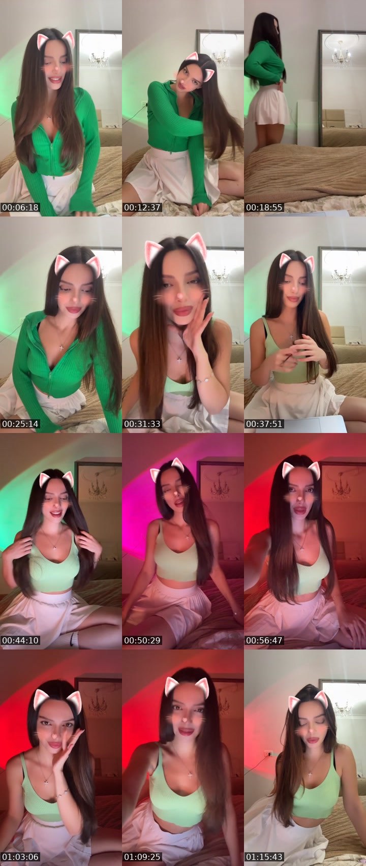 Contact-sheet preview of Jasmine💘's Liveme recording