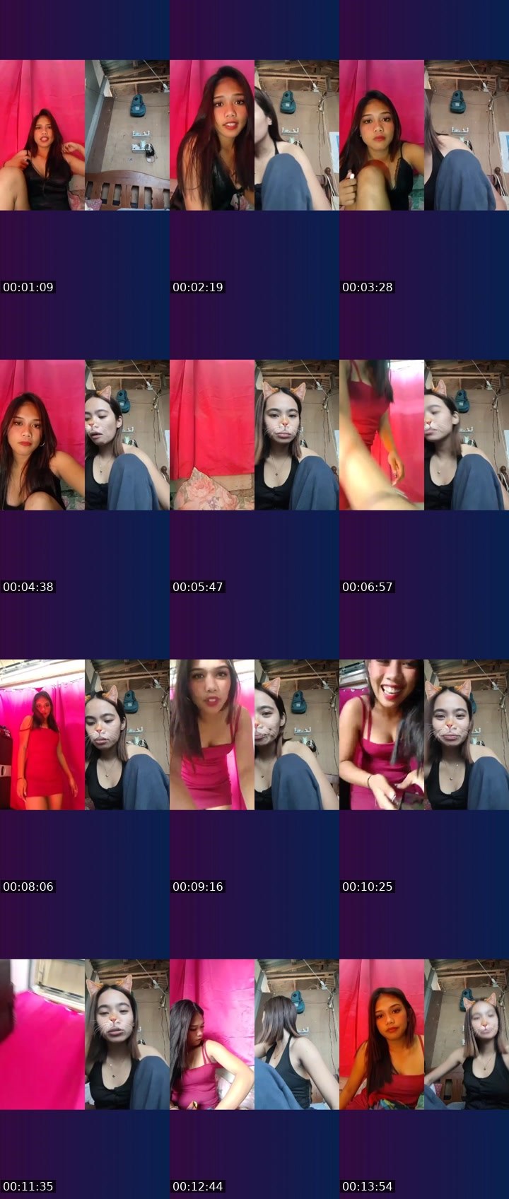 Contact-sheet preview of 🫅Azer🦄🍃's Liveme recording