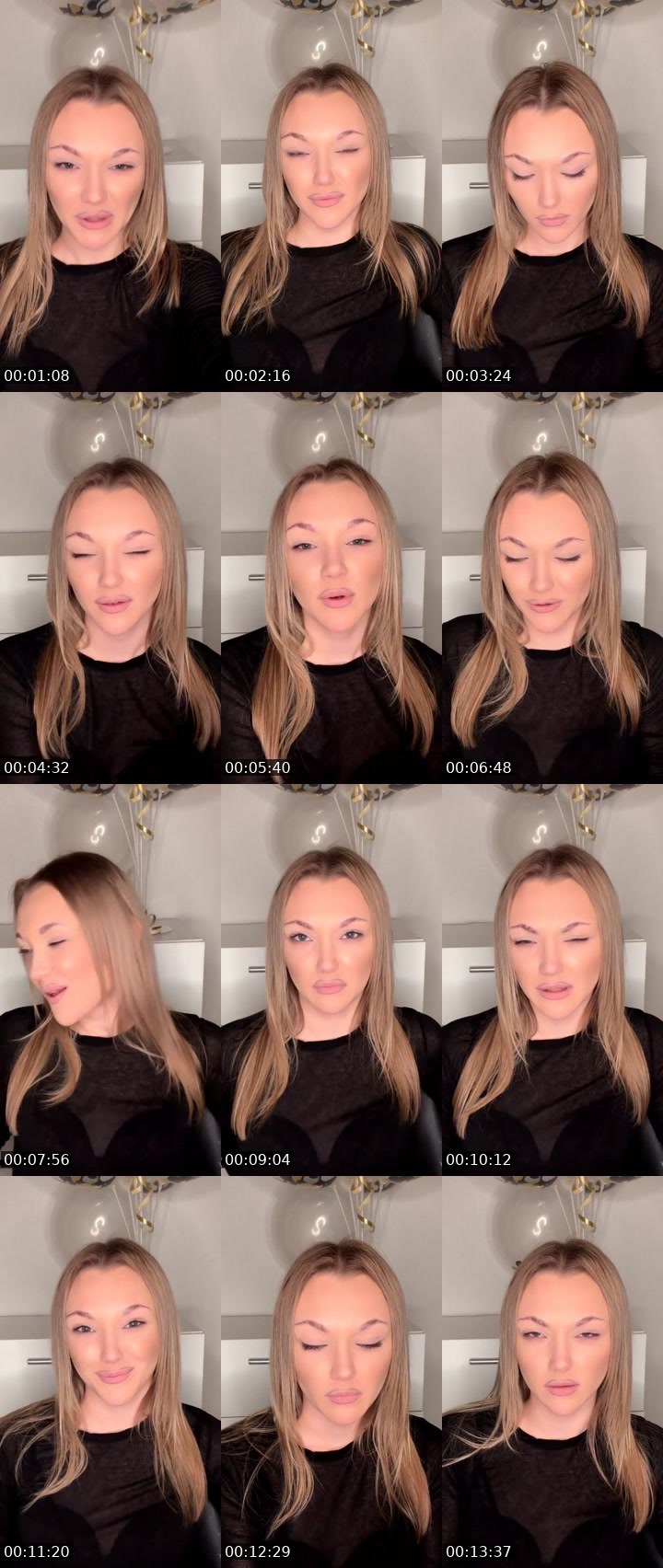 Contact-sheet preview of Essanta🖤's Liveme recording