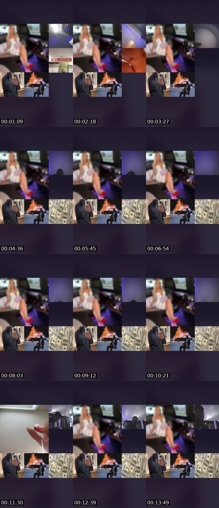 Contact-sheet preview of Moneybaby🩷's Liveme recording