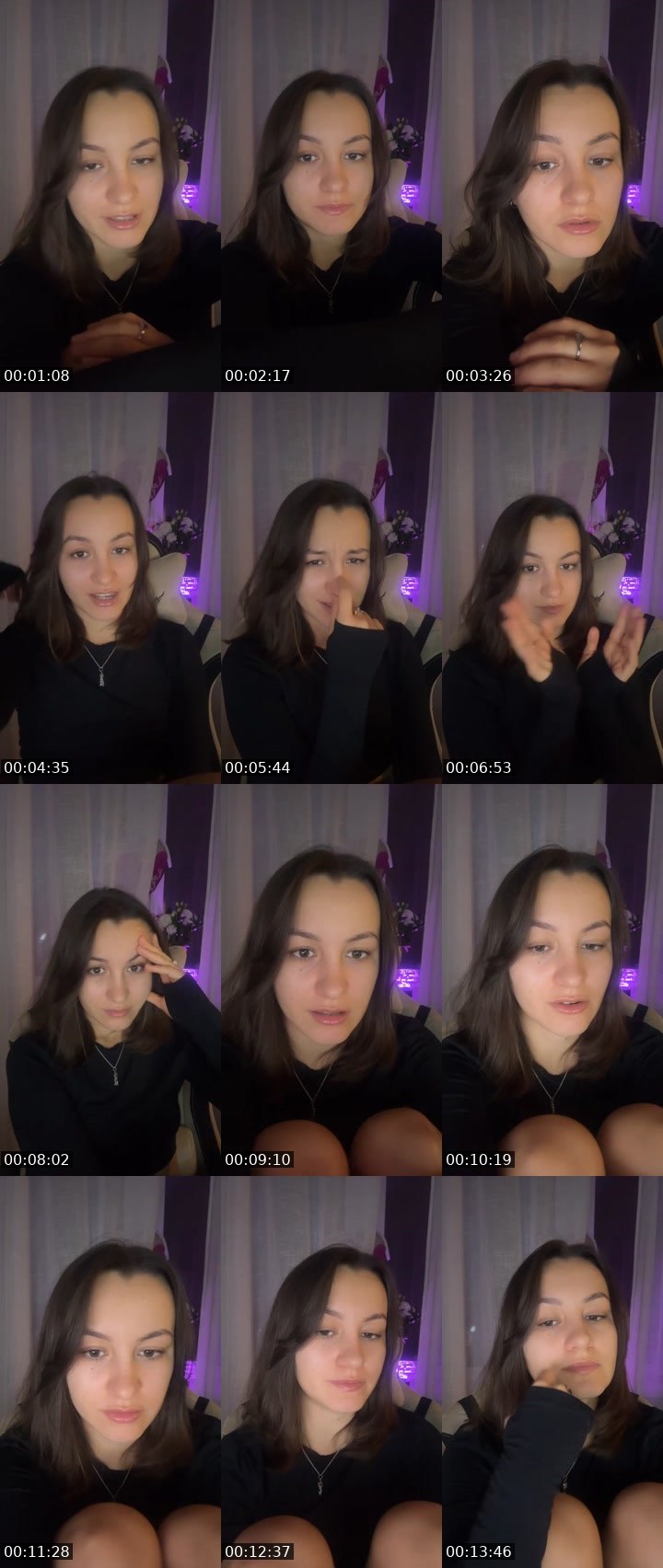 Contact-sheet preview of 𝐀𝐝𝐞𝐥𝐞 🤍's Liveme recording