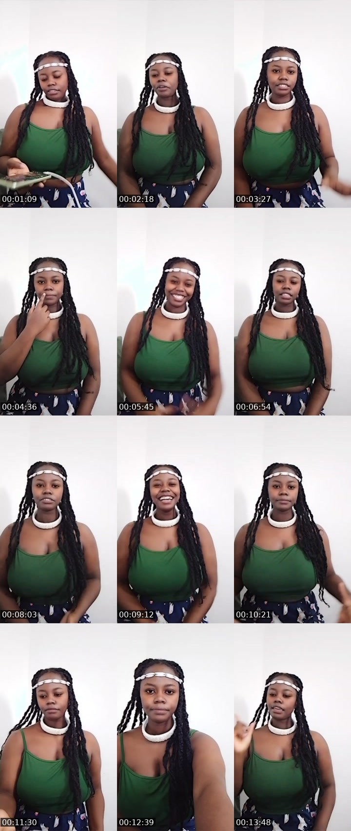 Contact-sheet preview of Kussi's Liveme recording