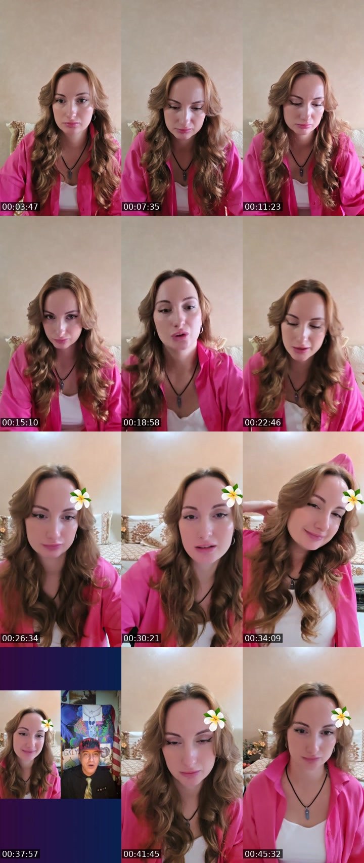 Contact-sheet preview of Elli TiTa's Liveme recording