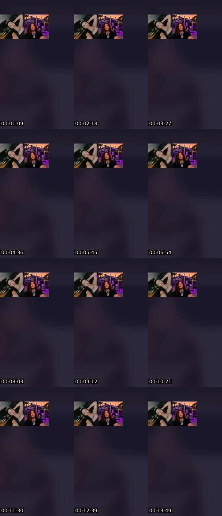 Contact-sheet preview of 𝙰𝓼𝚑 ❤️‍🔥's Liveme recording