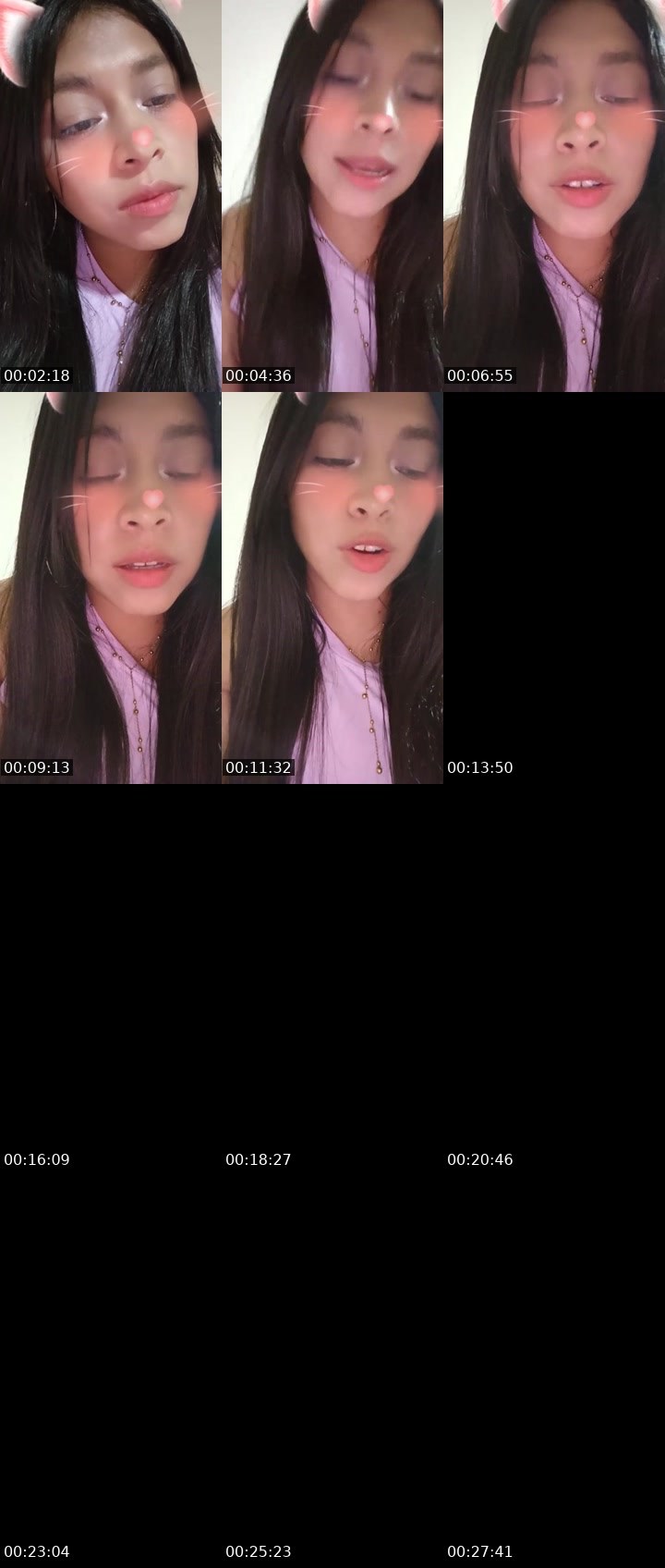 Contact-sheet preview of 🩷𝐙ue🧸🪽's Liveme recording