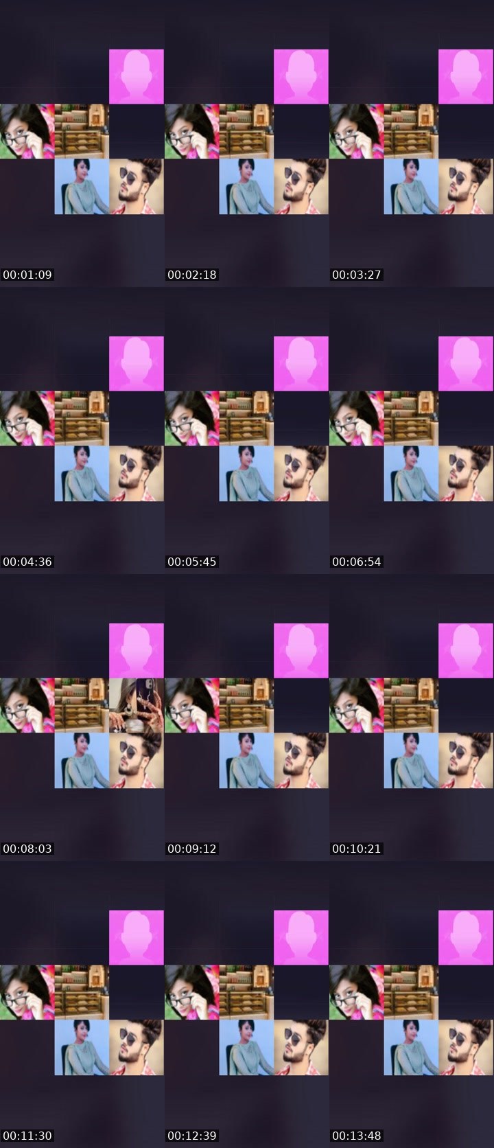 Contact-sheet preview of 🌴⃤₳J₳Ɏ🌴⃤'s Liveme recording