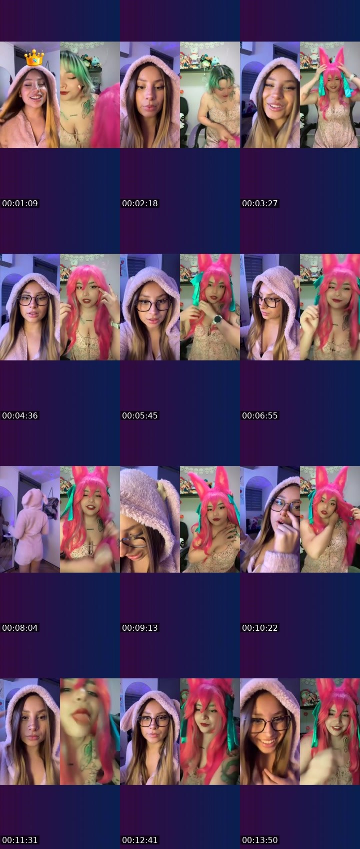 Contact-sheet preview of 🀢𝐸𝑣𝑎𝑀𝑜𝑜𝑑🀦🧿's Liveme recording