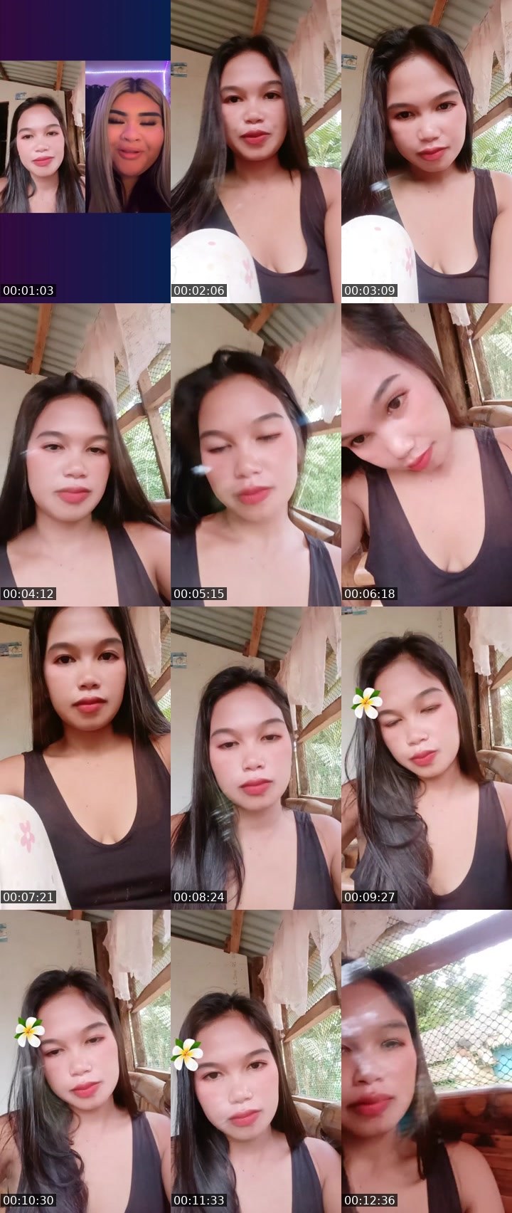 Contact-sheet preview of NP👸 ALEXIE🦸's Liveme recording