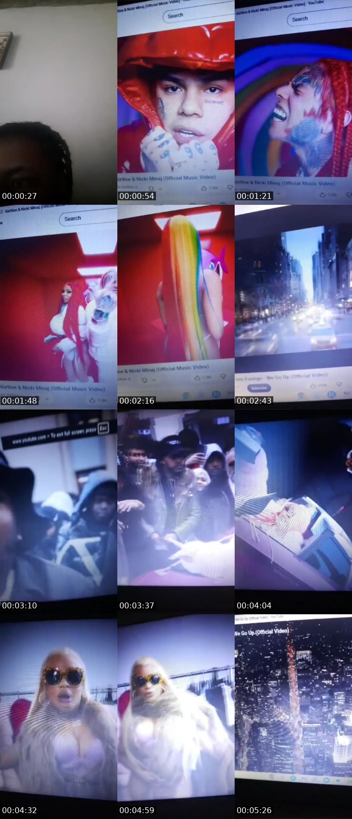 Contact-sheet preview of Brittany 🥰 🥰's Liveme recording
