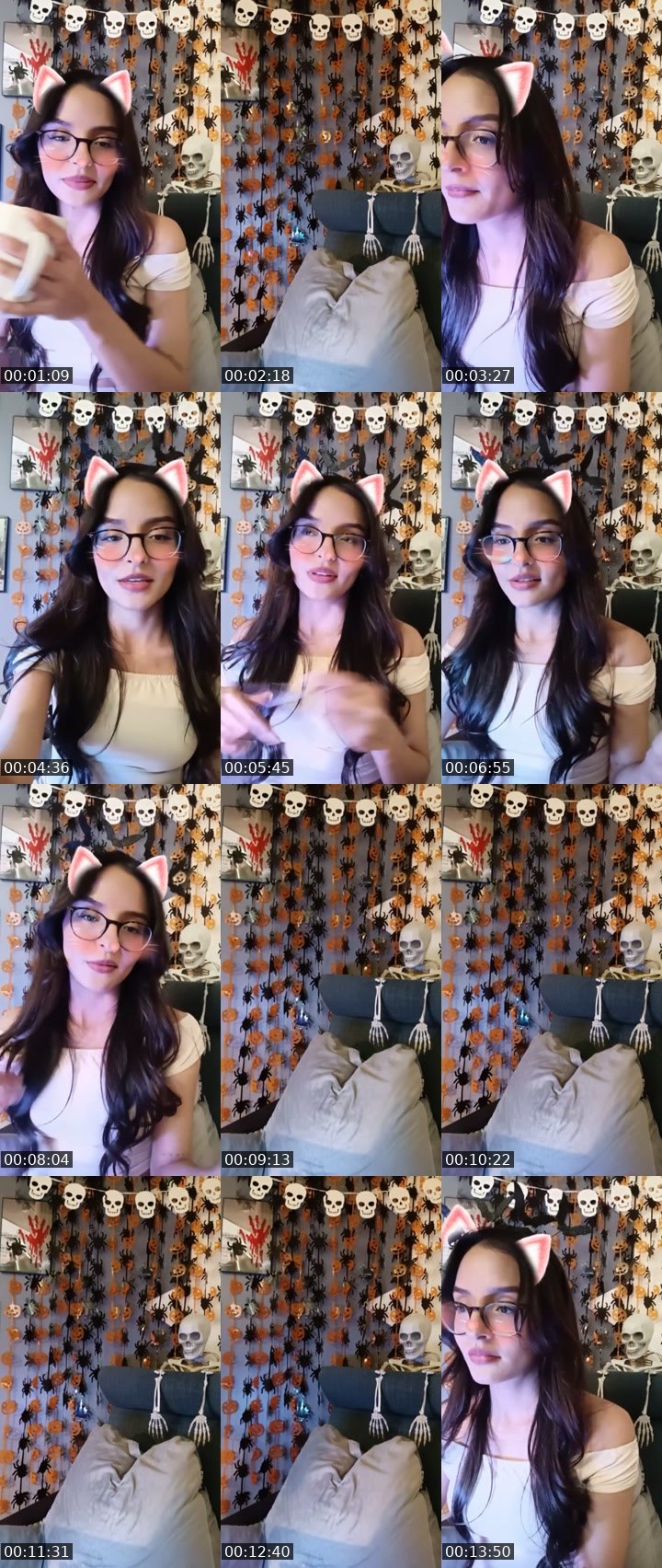 Contact-sheet preview of ✨Candas🪷✰Lღ's Liveme recording