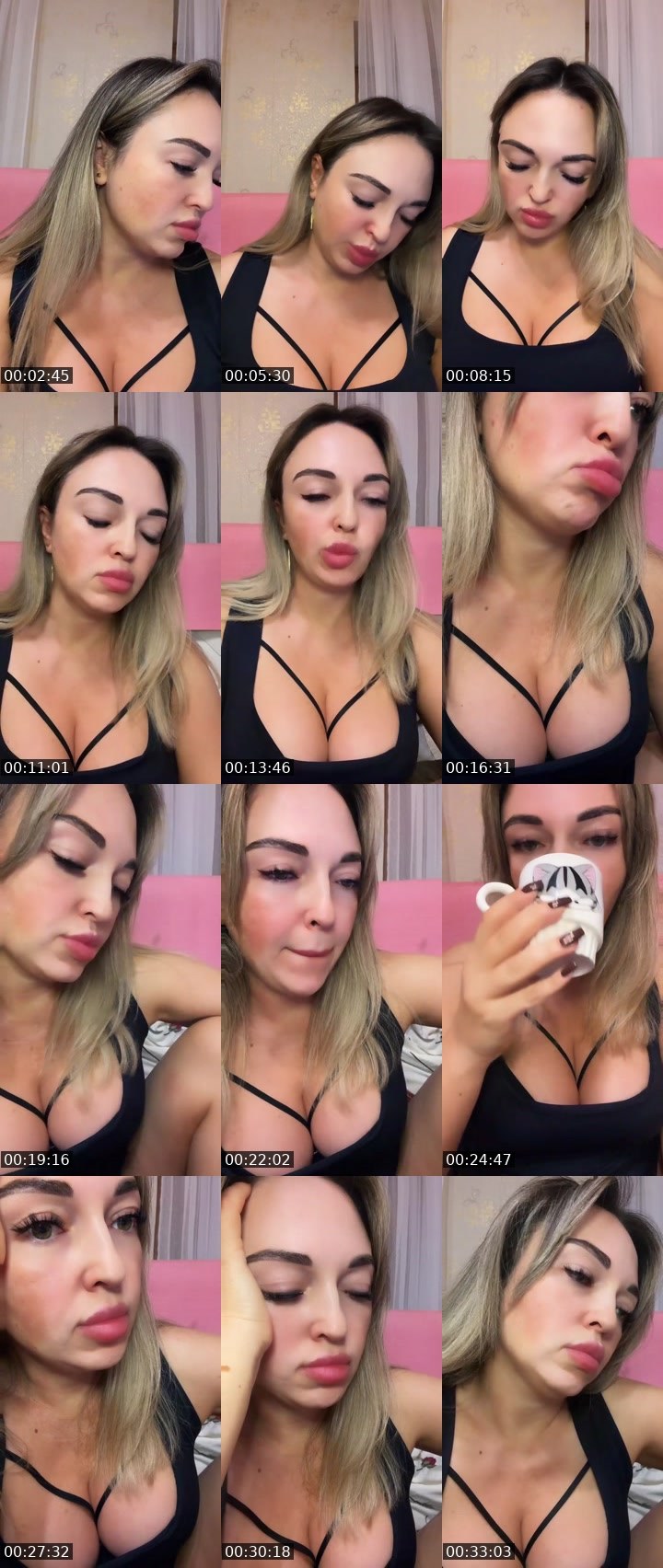 Contact-sheet preview of 𝙑𝙞𝙠𝙪𝙨𝙞𝙠💚's Liveme recording