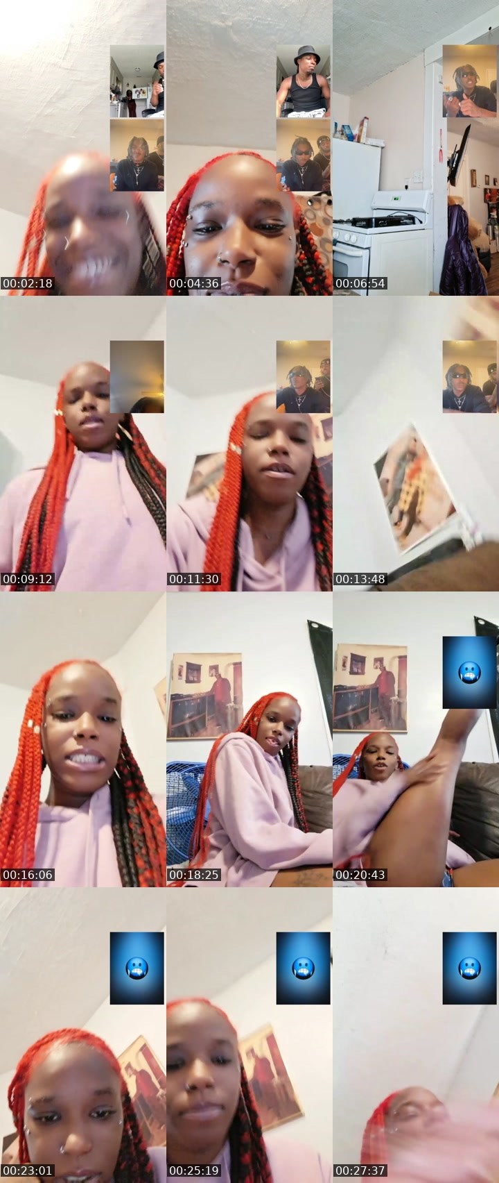 Contact-sheet preview of 🫧fυиѕιzє🌈's Liveme recording