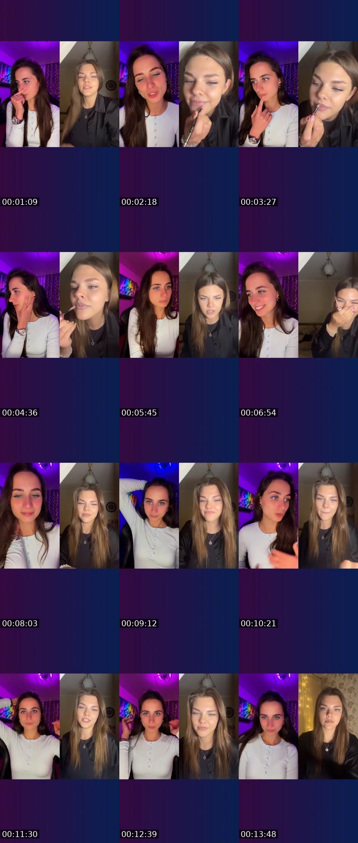 Contact-sheet preview of 𝑬𝓂𝓂𝒾𝒯𝓇𝒶𝒾𝓁🐾's Liveme recording