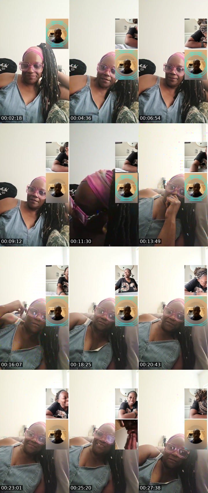 Contact-sheet preview of 🏁BlessedDiamond62's Liveme recording