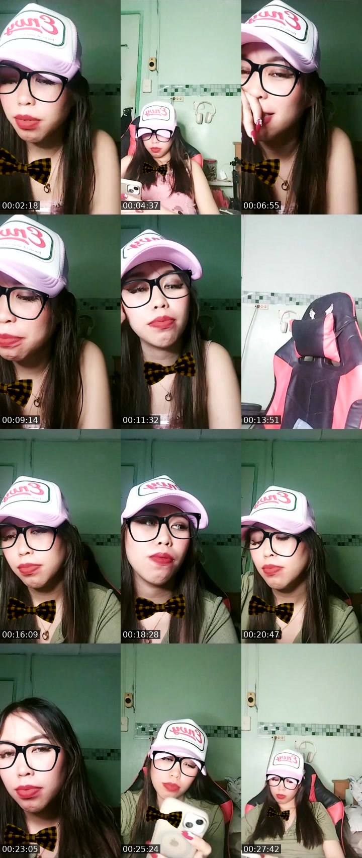 Contact-sheet preview of 👾👸𝒲enxy🍂's Liveme recording