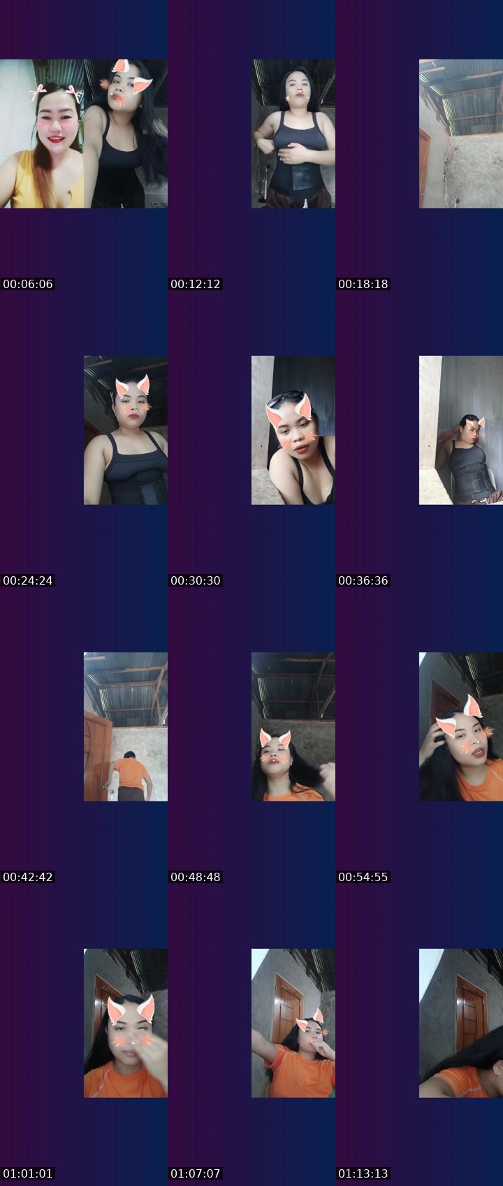 Contact-sheet preview of NP🫅MICHEKAY🧙's Liveme recording
