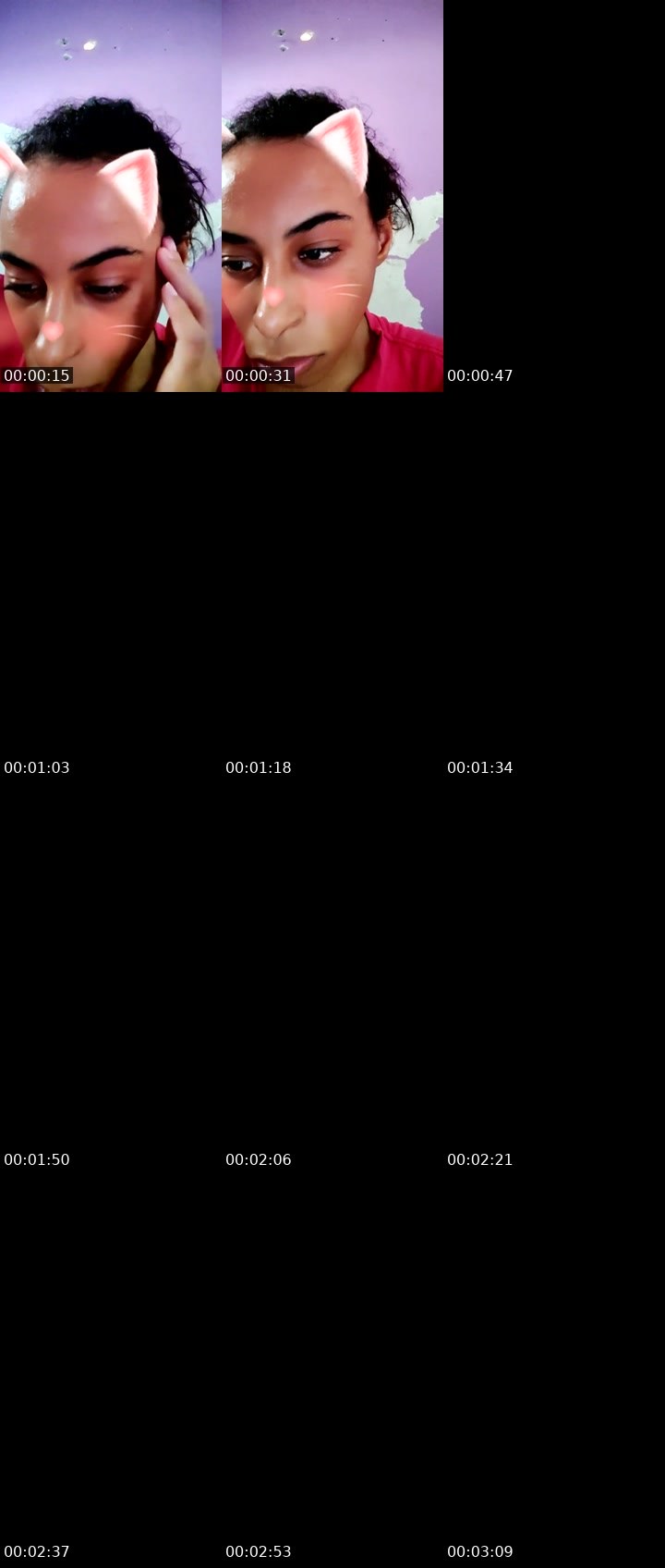 Contact-sheet preview of ⱽⁱⱽⁱ☕✨'s Liveme recording