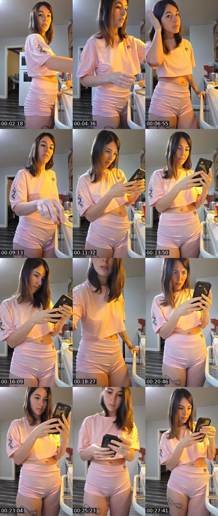 Contact-sheet preview of ᵕ̈babylove❤️'s Liveme recording