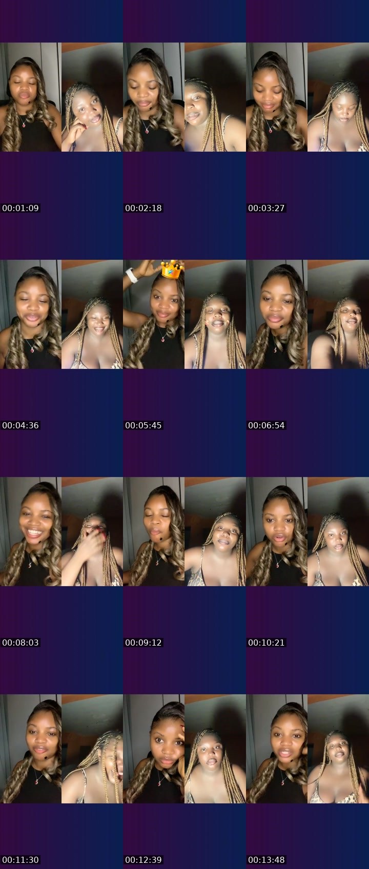 Contact-sheet preview of 𝕯𝖎𝖒𝖕𝖑𝖊𝖟💸✊🏾's Liveme recording