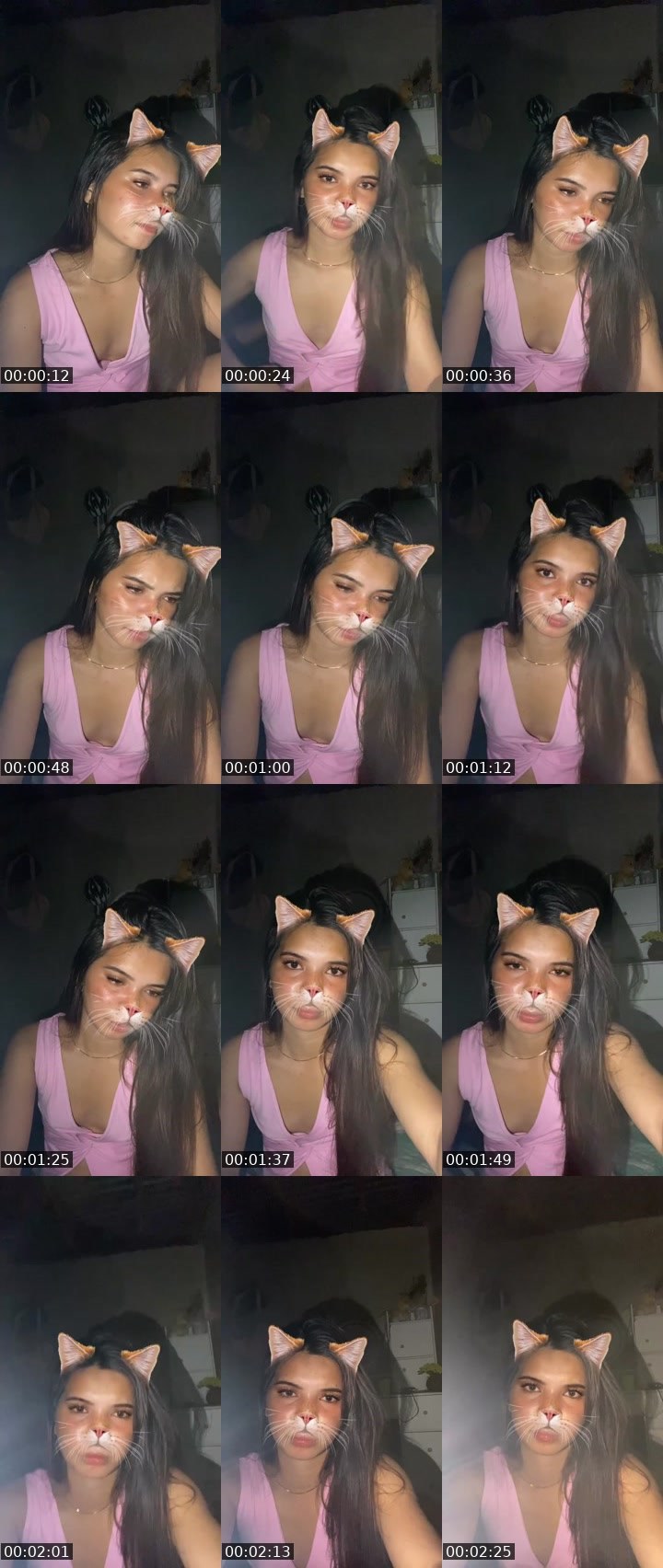 Contact-sheet preview of 11k👸Yenaa🌼's Liveme recording