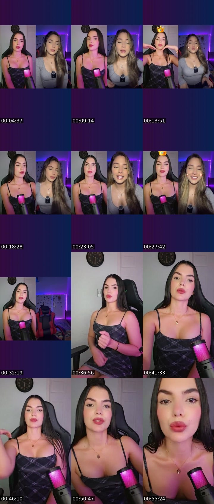 Contact-sheet preview of Eve 🇻🇪☁️🩷's Liveme recording