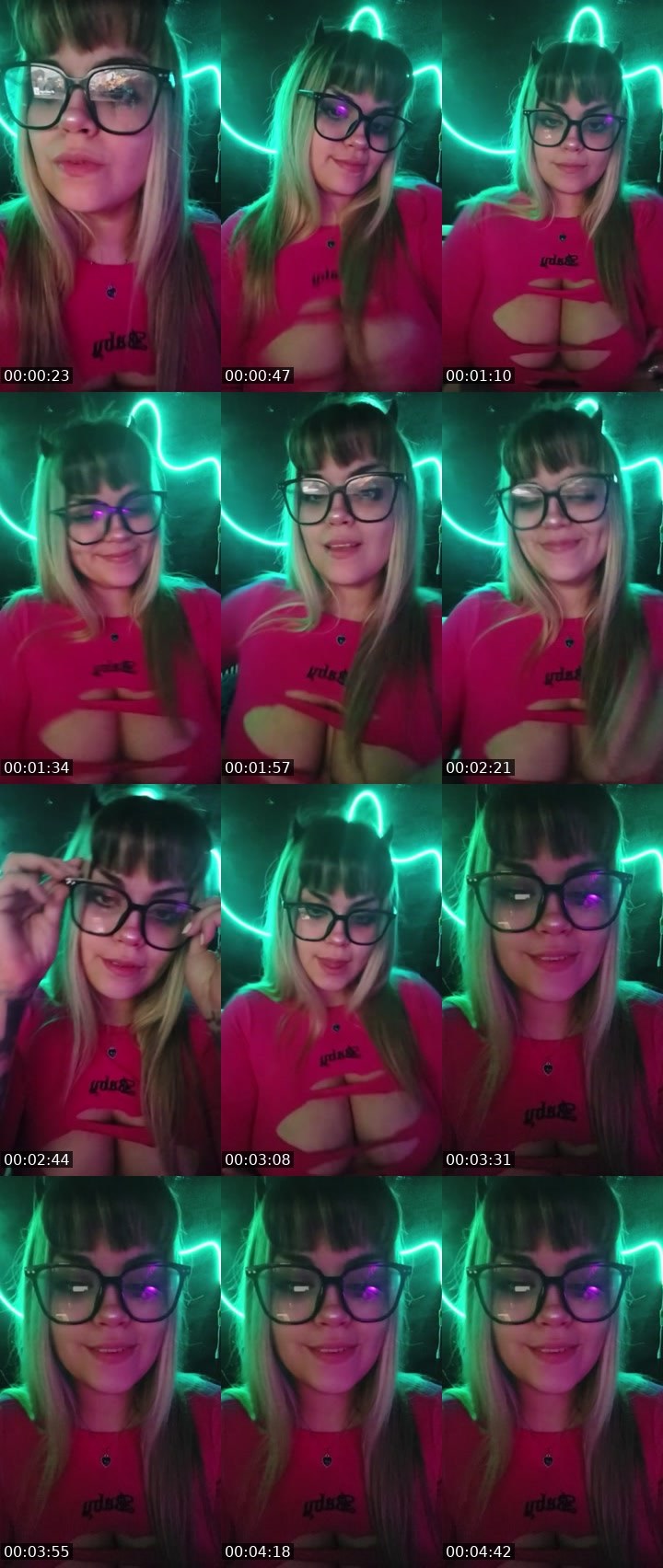 Contact-sheet preview of ꪑꪮꪮꪀ🫧⃝𖤐's Liveme recording