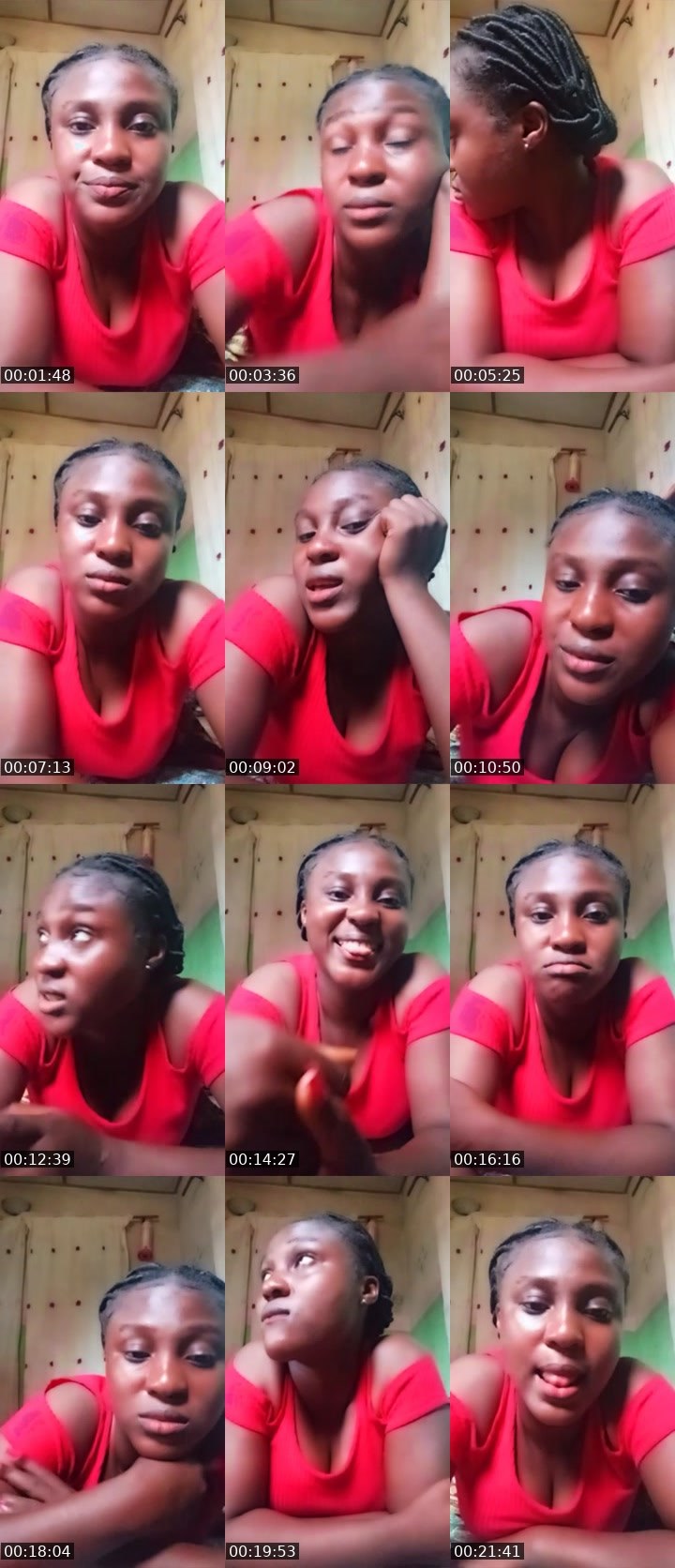 Contact-sheet preview of 💕Joyce💕's Liveme recording