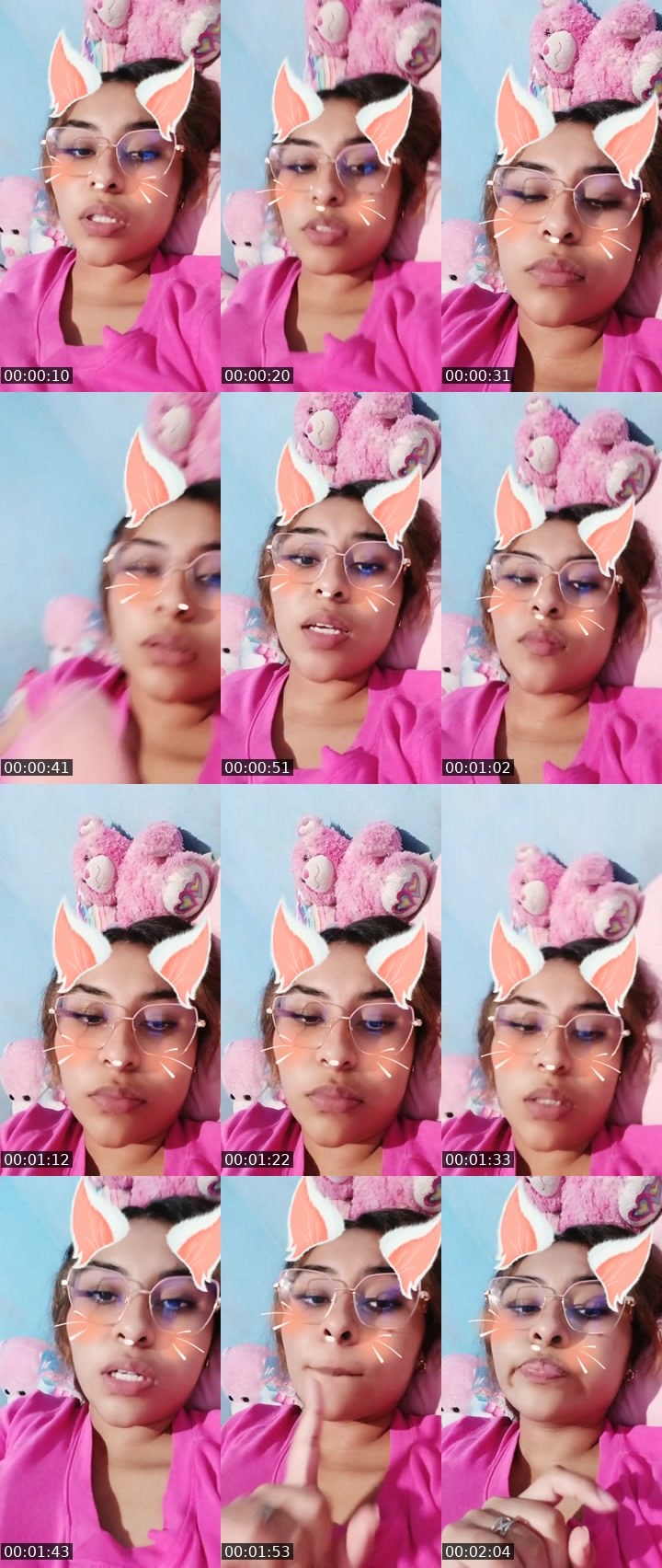 Contact-sheet preview of victoria200's Liveme recording