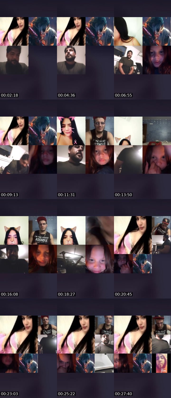 Contact-sheet preview of 👑⃤Yคrคh🌸's Liveme recording
