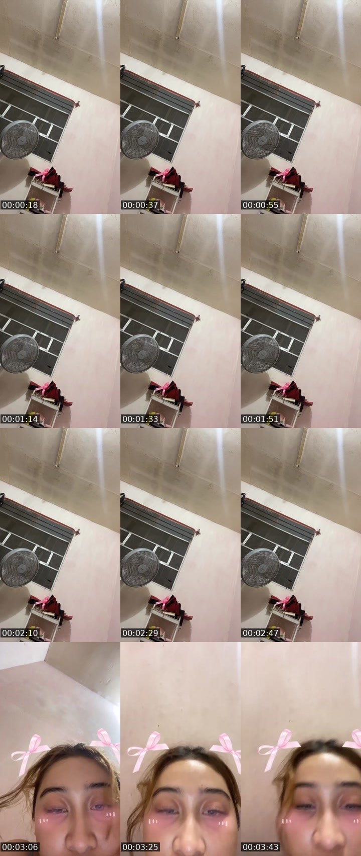 Contact-sheet preview of 👸🏻 yshie 🦋's Liveme recording