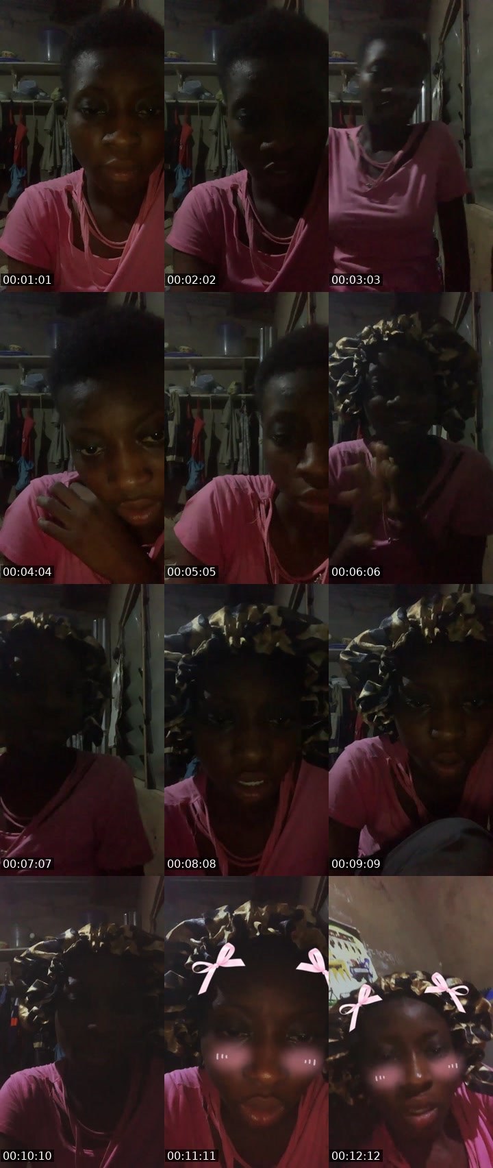Contact-sheet preview of Tikky mitchy's Liveme recording