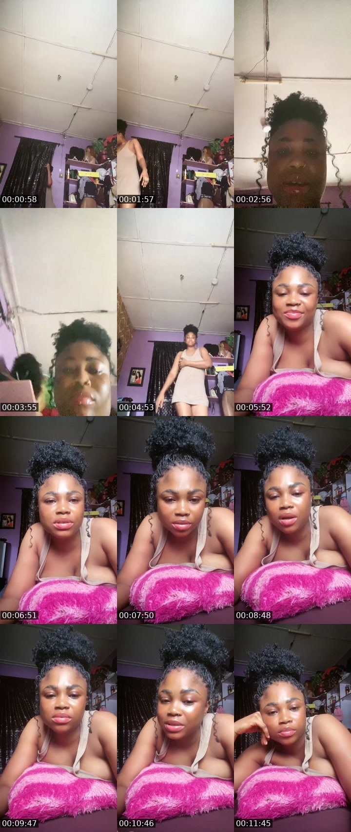 Contact-sheet preview of Sugar🐱💖's Liveme recording