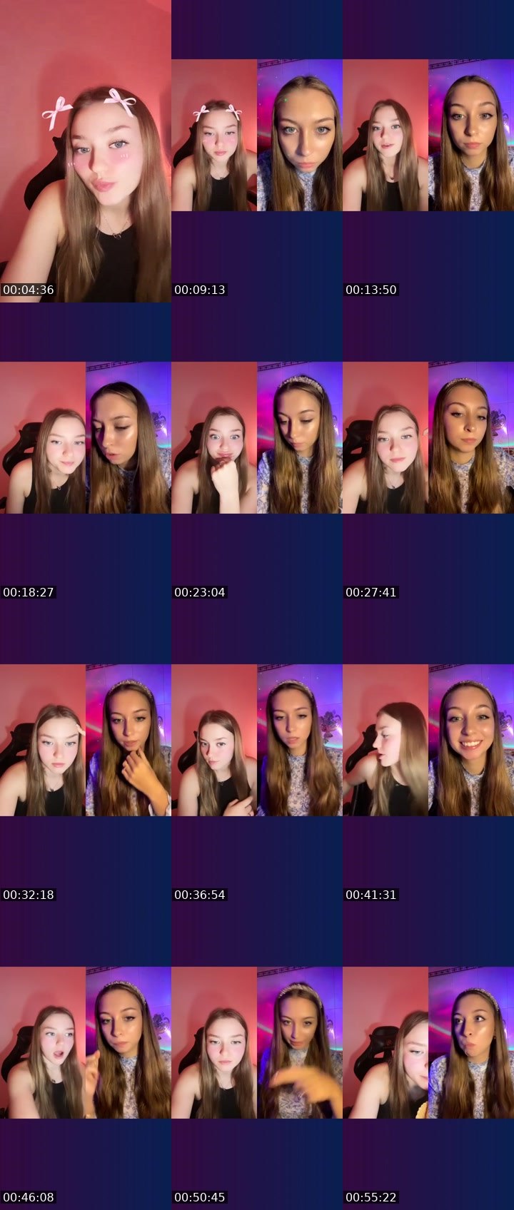 Contact-sheet preview of Shakira🥰🇺🇦's Liveme recording