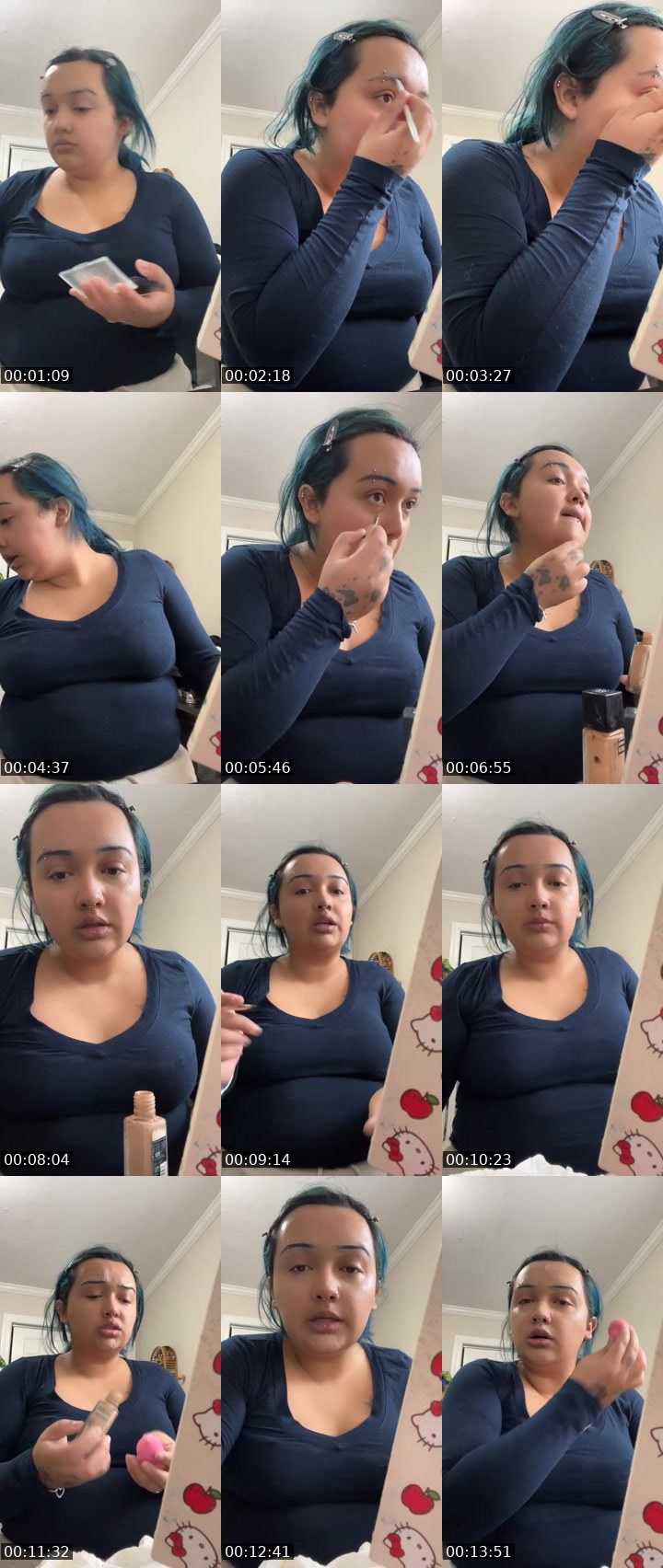 Contact-sheet preview of chelly24's Liveme recording