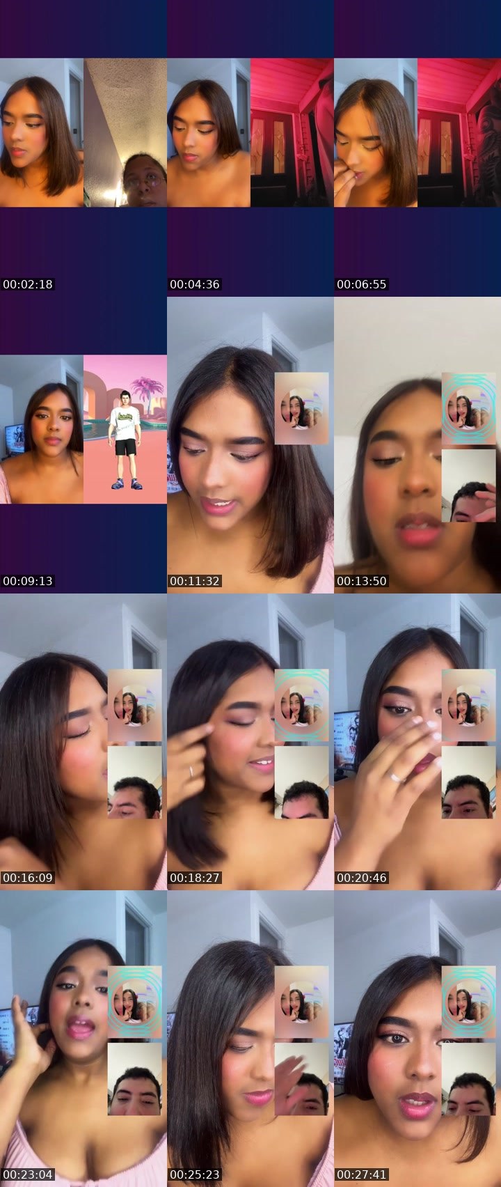 Contact-sheet preview of 🦊💞𝓐𝓵𝓮𝔁𝓪💞🏹's Liveme recording