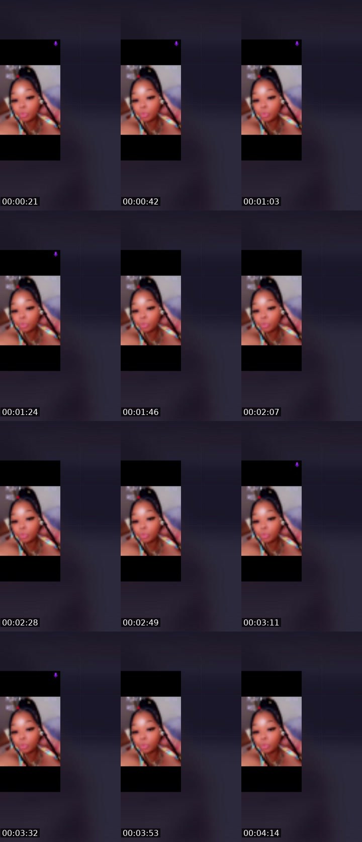 Contact-sheet preview of ᒍᑌIᑕᗴᗷO᙭🧃💦's Liveme recording