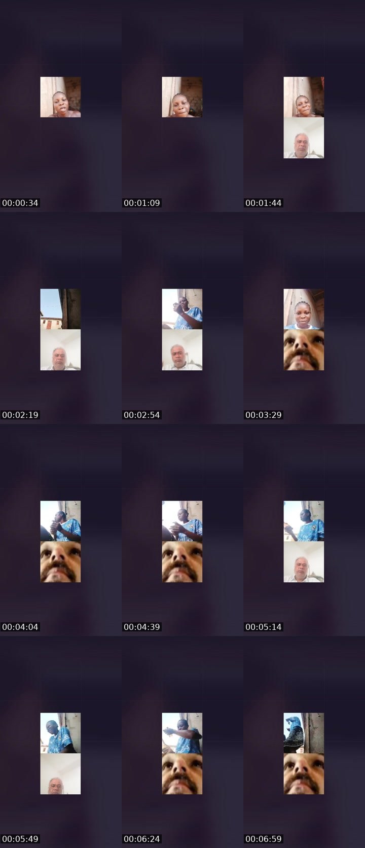 Contact-sheet preview of Lili cfa's Liveme recording