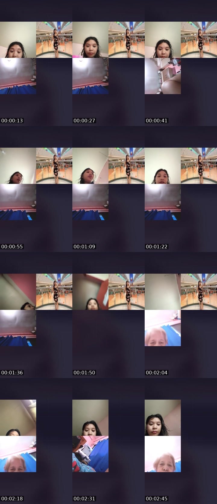 Contact-sheet preview of 😋👸NaLi🦢's Liveme recording