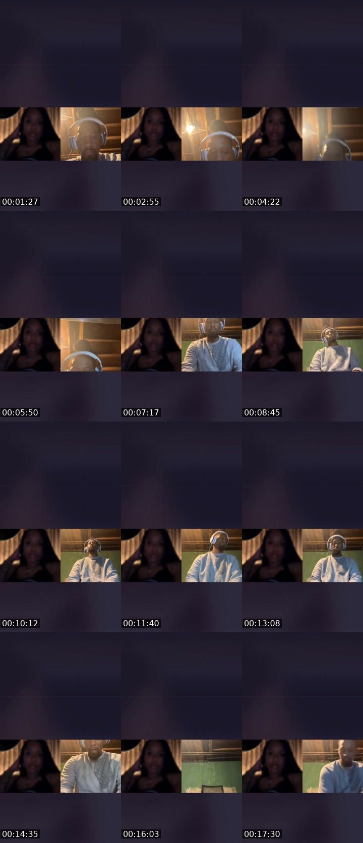 Contact-sheet preview of NeeNeeXtraL!TTY❤️‍🔥's Liveme recording