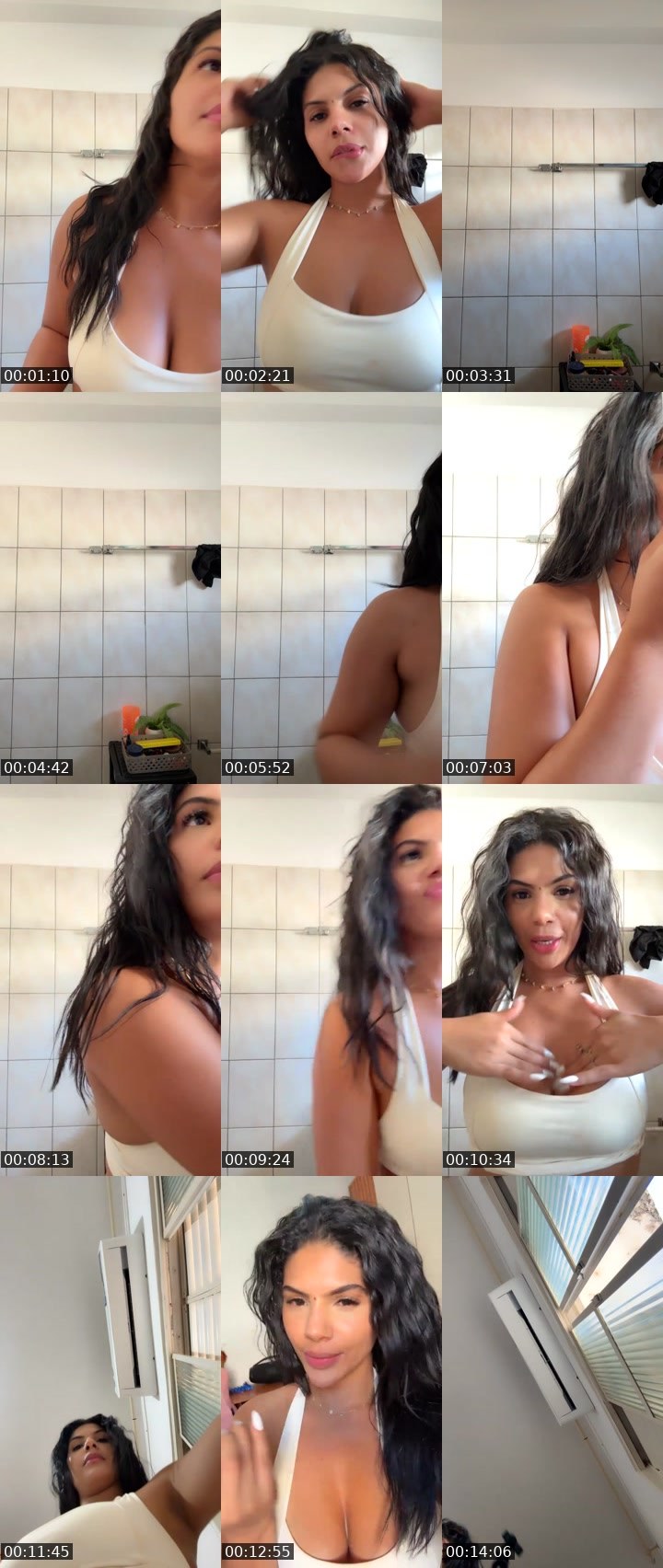 Contact-sheet preview of Bella🌊👄's Liveme recording