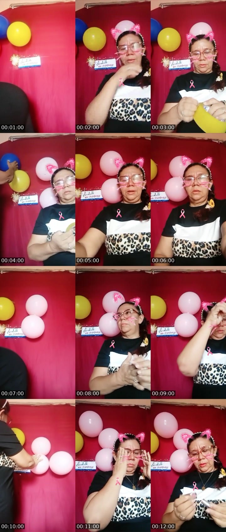 Contact-sheet preview of 🌈𝑨NABELLA🌹's Liveme recording