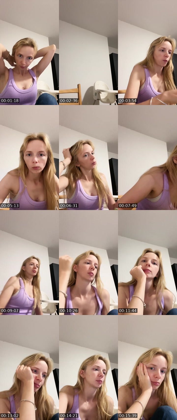 Contact-sheet preview of Alinkalove's Liveme recording
