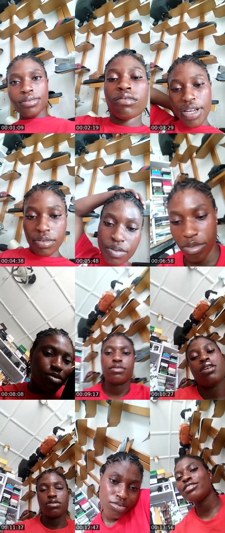 Contact-sheet preview of pretty berty's Liveme recording