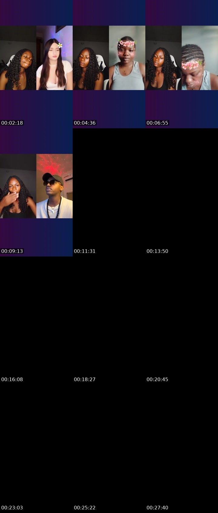 Contact-sheet preview of $💸Imma🟦⛓️'s Liveme recording