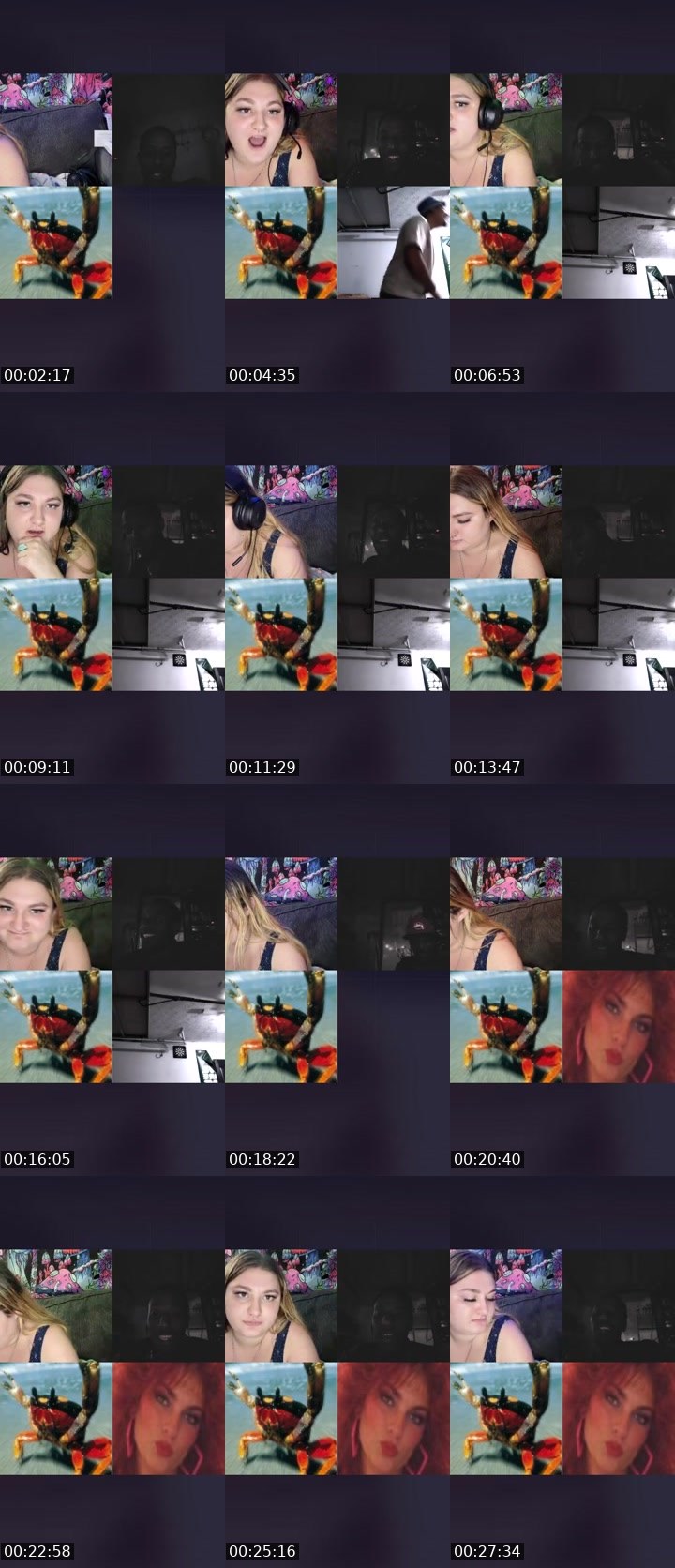 Contact-sheet preview of 𝓛𝓸𝓵𝓵𝓲420👑's Liveme recording
