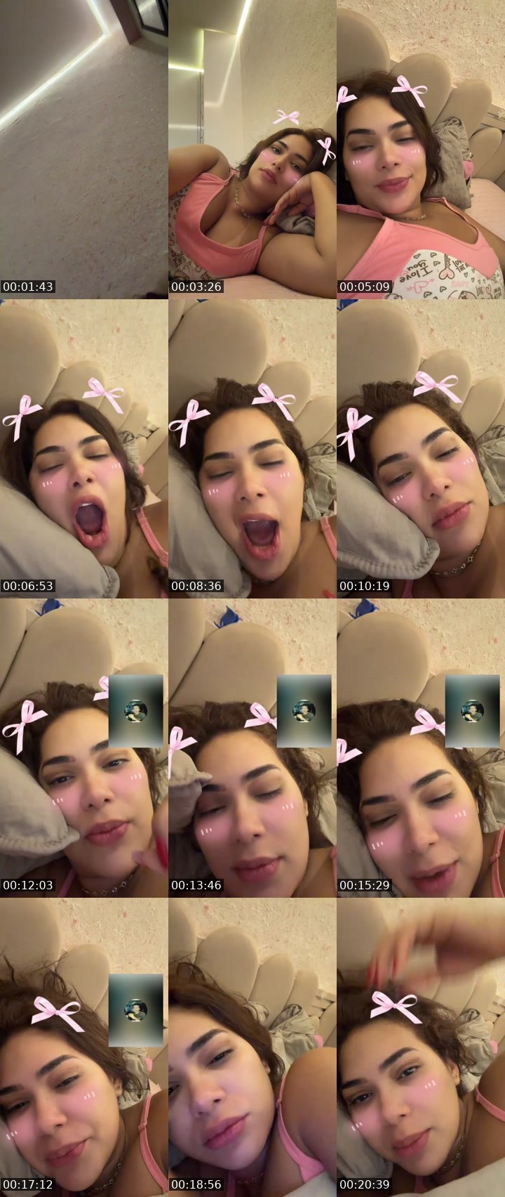 Contact-sheet preview of 🍭Mel🍭 50K's Liveme recording